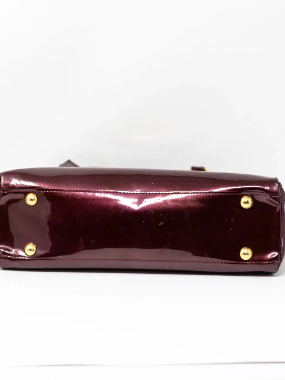 Louis Vuitton Melrose Avenue Vernis Patent Leather Amarante Purple Satchel Purse
